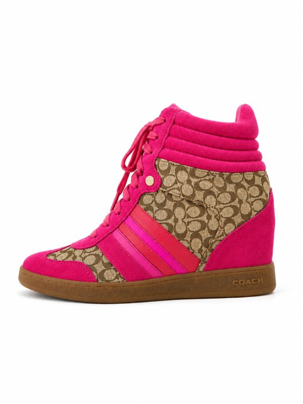Coach Y2K Signature Logo Alara Wedge Sneakers